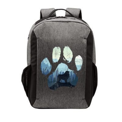 Great Pyrenees Dog Paw Mom Dad Mountains Vector Backpack