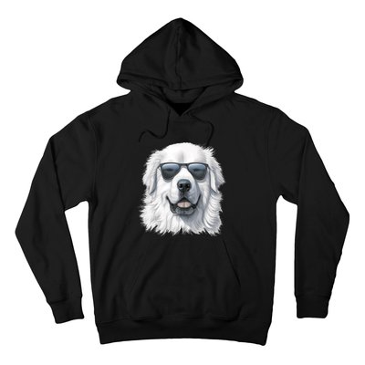 Great Pyrenees Dog With Sunglasses Great Pyrenees Hoodie