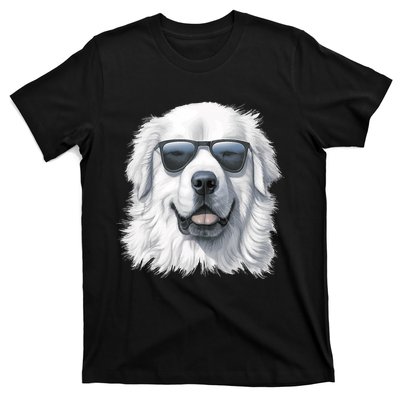 Great Pyrenees Dog With Sunglasses Great Pyrenees T-Shirt