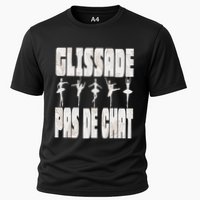 Glissade Pas De Chat Ballet Ballerina Dancer Funny Cooling Performance Crew T-Shirt