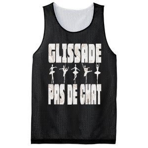 Glissade Pas De Chat Ballet Ballerina Dancer Funny Mesh Reversible Basketball Jersey Tank