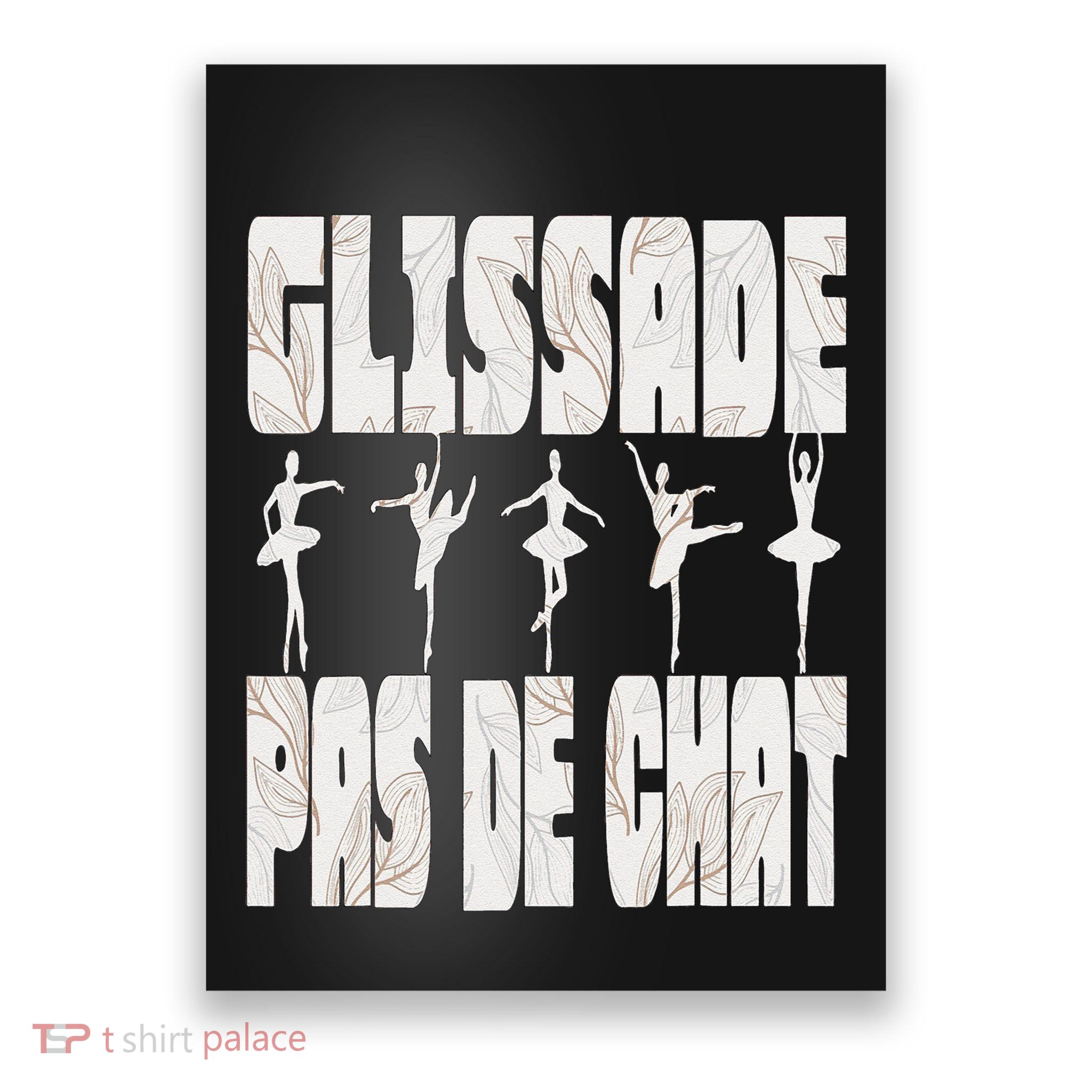 Glissade Pas De Chat Ballet Ballerina Dancer Funny Poster