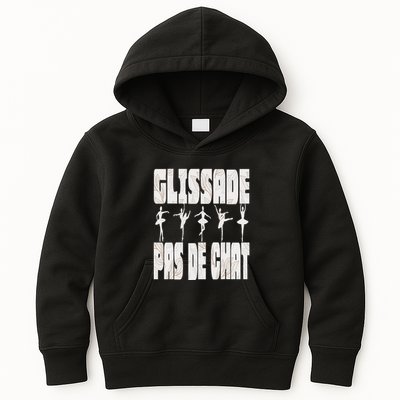 Glissade Pas De Chat Ballet Ballerina Dancer Funny Kids Hoodie