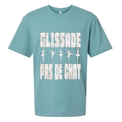 Glissade Pas De Chat Ballet Ballerina Dancer Funny Sueded Cloud Jersey T-Shirt