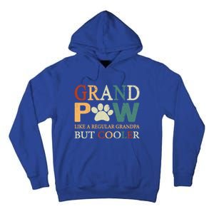 Grand Paw Dog Lover Fathers Day Grandpaw Grandpa Father Gift Tall Hoodie