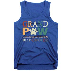 Grand Paw Dog Lover Fathers Day Grandpaw Grandpa Father Gift Tank Top