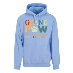 Grand Paw Dog Lover Fathers Day Grandpaw Grandpa Father Gift Unisex Surf Hoodie