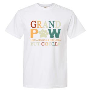 Grand Paw Dog Lover Fathers Day Grandpaw Grandpa Father Gift Garment-Dyed Heavyweight T-Shirt