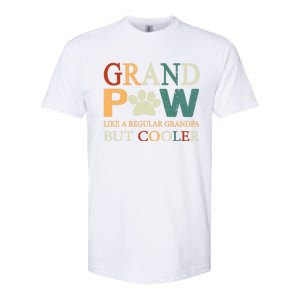 Grand Paw Dog Lover Fathers Day Grandpaw Grandpa Father Gift Softstyle CVC T-Shirt