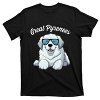 Great Pyrenees Dog With Sunglasses Cool Great Pyrenees T-Shirt