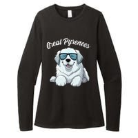 Great Pyrenees Dog With Sunglasses Cool Great Pyrenees Womens CVC Long Sleeve Shirt