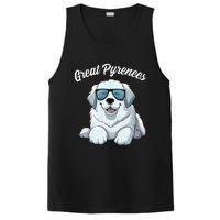 Great Pyrenees Dog With Sunglasses Cool Great Pyrenees PosiCharge Competitor Tank