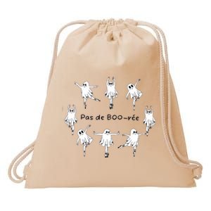 Ghost Pas De Boo RéE Ballet Dancer Spooky Halloween Drawstring Bag