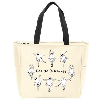 Ghost Pas De Boo RéE Ballet Dancer Spooky Halloween Zip Tote Bag