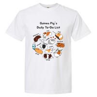 Guinea Pig Daily Todo List Funny Cute Guinea Pig Lover Garment-Dyed Heavyweight T-Shirt