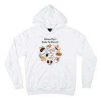 Guinea Pig Daily Todo List Funny Cute Guinea Pig Lover Hoodie