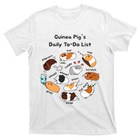 Guinea Pig Daily Todo List Funny Cute Guinea Pig Lover T-Shirt