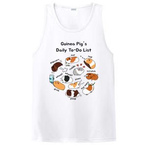 Guinea Pig Daily Todo List Funny Cute Guinea Pig Lover PosiCharge Competitor Tank