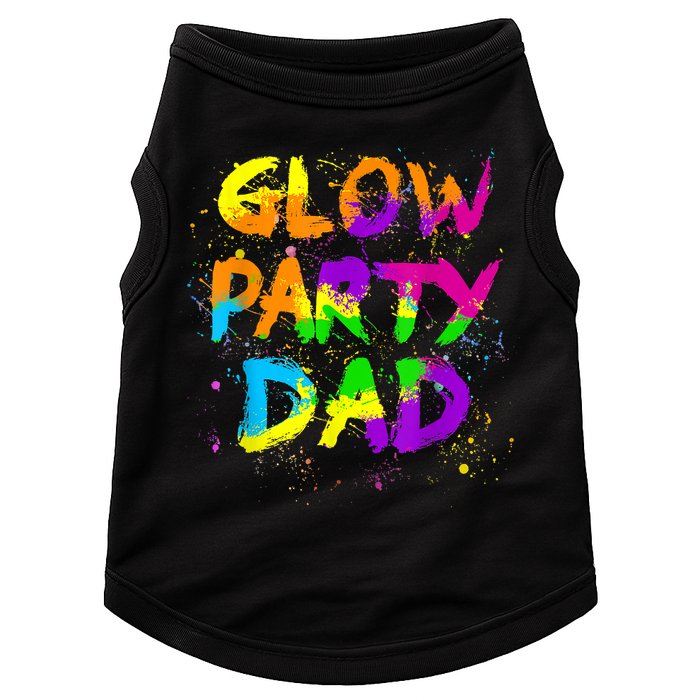 Glow Party Dad Splatter Effect 80 Theme Color Birthday Party Doggie Tank