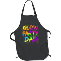Glow Party Dad Splatter Effect 80 Theme Color Birthday Party Apron