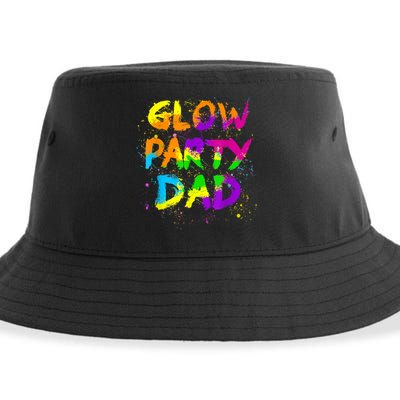 Glow Party Dad Splatter Effect 80 Theme Color Birthday Party Sustainable Bucket Hat