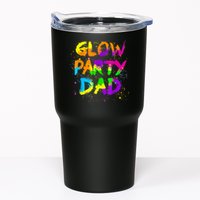 Glow Party Dad Splatter Effect 80 Theme Color Birthday Party Tumbler