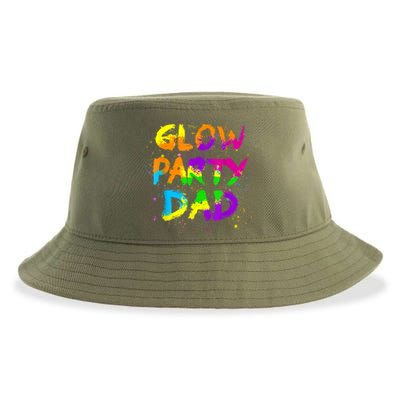 Glow Party Dad Splatter Effect 80 Theme Color Birthday Party Sustainable Bucket Hat