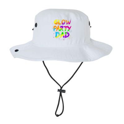 Glow Party Dad Splatter Effect 80 Theme Color Birthday Party Legacy Cool Fit Booney Bucket Hat