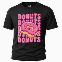 Groovy Pink Donut Squad Sprinkles Donut Lover Matching Donut Performance Shirt