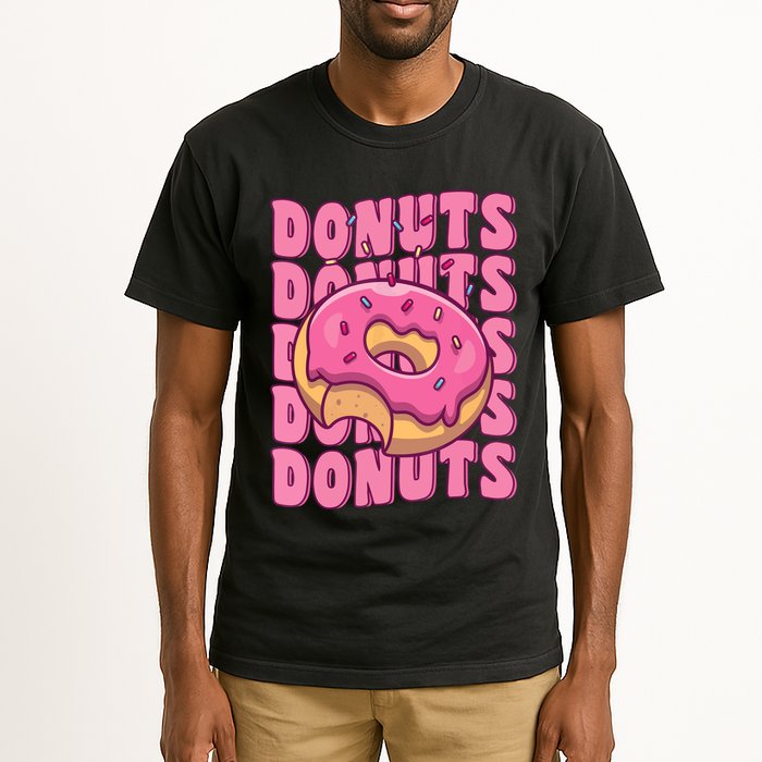 Groovy Pink Donut Squad Sprinkles Donut Lover Matching Donut Tall T-Shirt