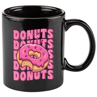 Groovy Pink Donut Squad Sprinkles Donut Lover Matching Donut 11oz C Handle Ceramic Mug