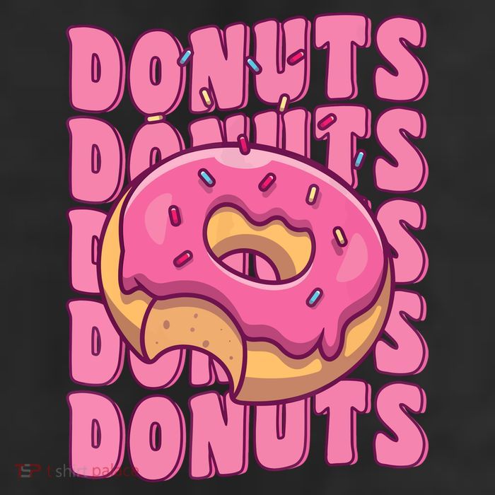 Groovy Pink Donut Squad Sprinkles Donut Lover Matching Donut 25L Jumbo Tote