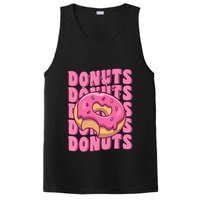 Groovy Pink Donut Squad Sprinkles Donut Lover Matching Donut PosiCharge Competitor Tank