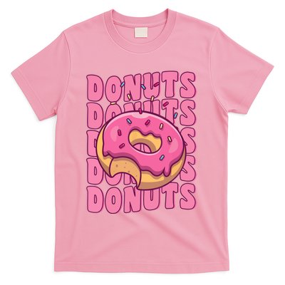 Groovy Pink Donut Squad Sprinkles Donut Lover Matching Donut T-Shirt