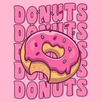 Groovy Pink Donut Squad Sprinkles Donut Lover Matching Donut Baby Bodysuit