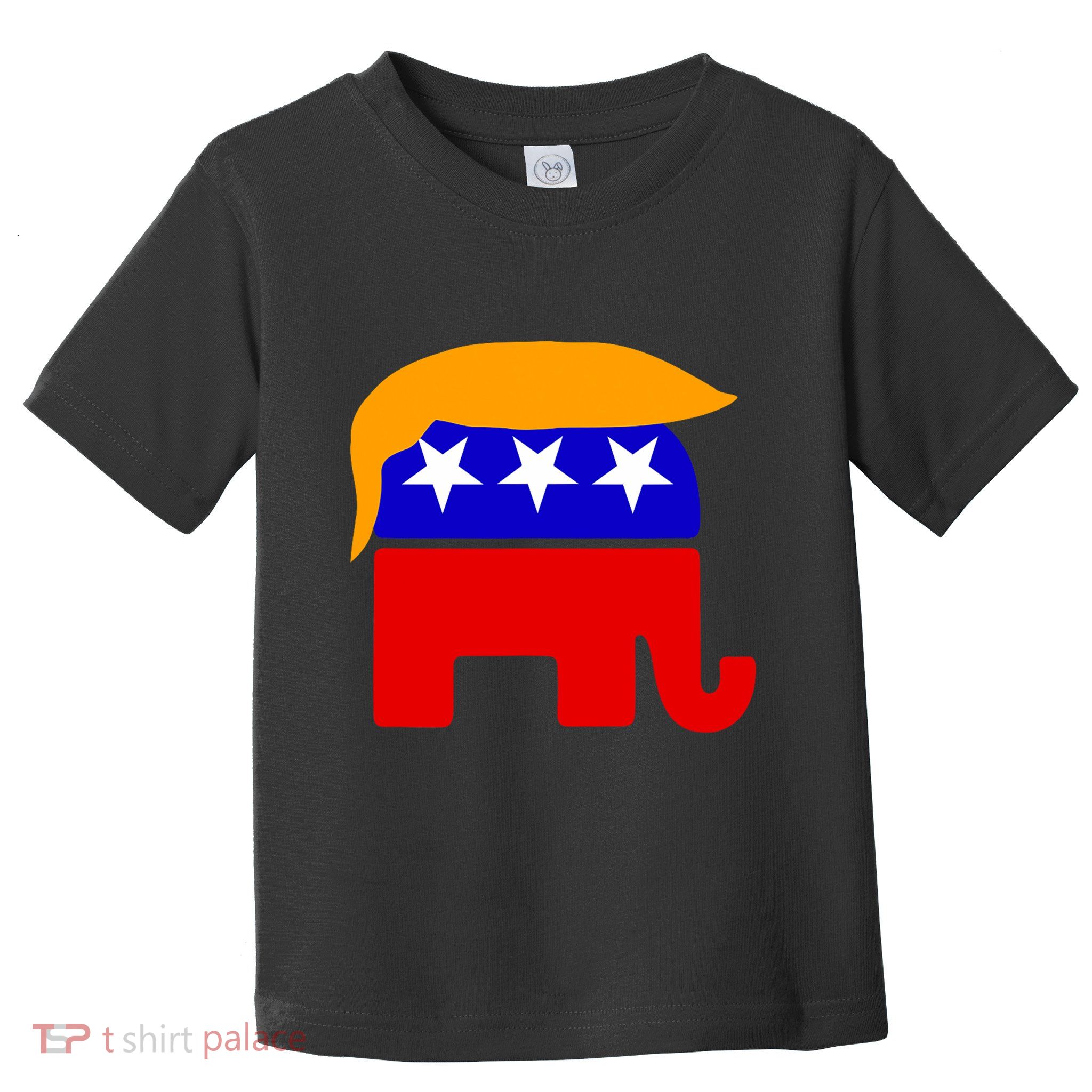 Gop President Donald Trump Republican Elephant Hair Toddler T-Shirt