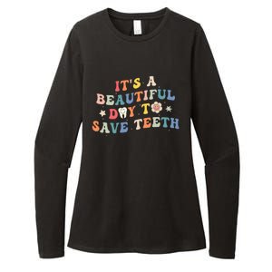 Groovy Pediatric Dentistry Dental Hygiene Assistant Dentist Womens CVC Long Sleeve Shirt