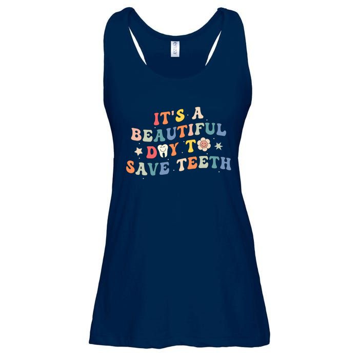 Groovy Pediatric Dentistry Dental Hygiene Assistant Dentist Ladies Essential Flowy Tank