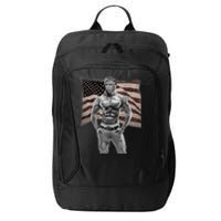 Gangster Pro Donald Trump Tattoo Republican American Flag City Backpack