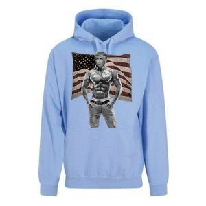 Gangster Pro Donald Trump Tattoo Republican American Flag Unisex Surf Hoodie