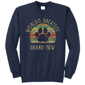 Grand Paw Dog Lover Grandpaw Fathers Day Sweatshirt