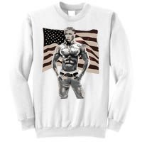 Gangster Pro Donald Trump Tattoo Republican American Flag V2 Sweatshirt