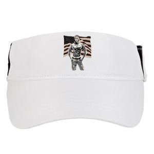 Gangster Pro Donald Trump Tattoo Republican American Flag V2 Adult Drive Performance Visor