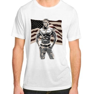 Gangster Pro Donald Trump Tattoo Republican American Flag V2 Adult ChromaSoft Performance T-Shirt