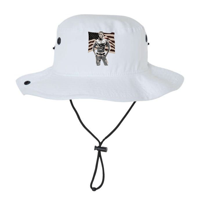 Gangster Pro Donald Trump Tattoo Republican American Flag V2 Legacy Cool Fit Booney Bucket Hat