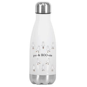 Ghost Pas De BooréE Ballet Dancer Spooky Halloween Stainless Steel Insulated Water Bottle