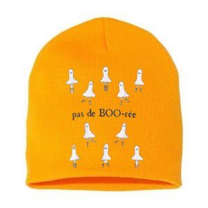 Ghost Pas De BooréE Ballet Dancer Spooky Halloween Short Acrylic Beanie