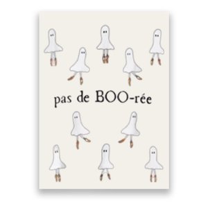 Ghost Pas De BooréE Ballet Dancer Spooky Halloween Poster