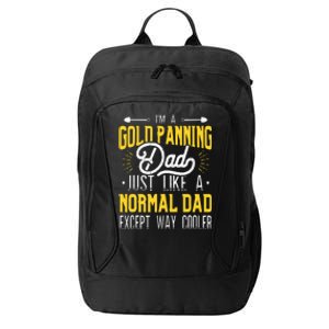 Gold Panning Dad Gold Panner Gold Mining Gold Miner City Backpack