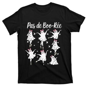 Ghost Pas De BooréE Ballet Dancer Spooky Halloween T-Shirt